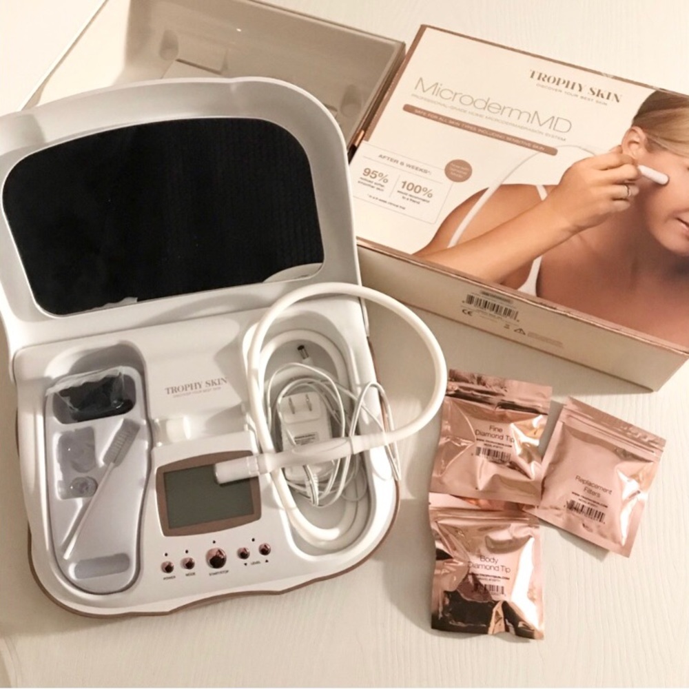 TS MicrodermMD Professional Grade Home Microdermabrasion System Plus 3 Add Ons